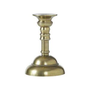 My Texas House 6" Gold‎ Metal Taper Candle Holder
